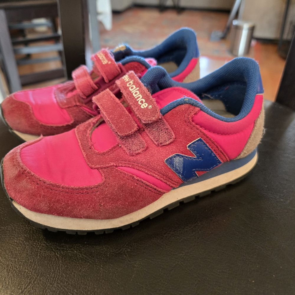 New Balance Kids' Pink and Blue Sneakers